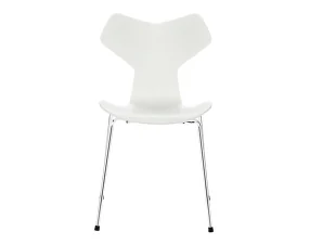 Grand Prix™ Chair Coloured, chrome/white