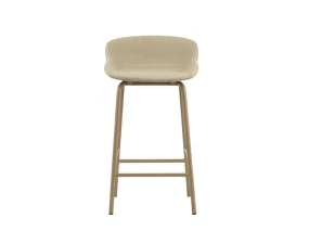Hyg Barstool 65 cm Full Upholstery, sand/Main Line Flax