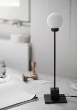 Snowball Table Lamp, steel