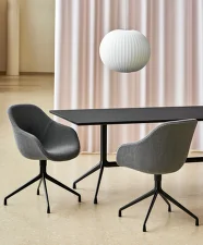AAC 121 Chair Black Base, Flamiber Grey C8