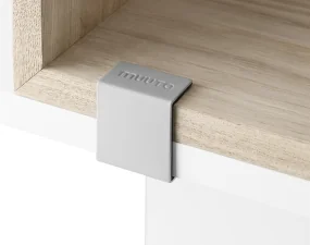Stacked Clips 2pcs, light grey