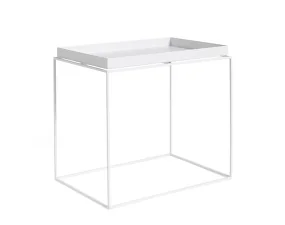 Tray Side Table Rectangular 40x60, white