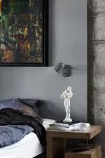 Buddy Wall Lamp, dark grey