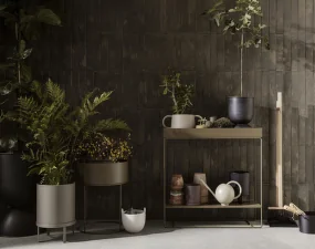 Plant Box Round, olive