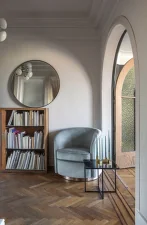 Aged Mirror Ø92, clear