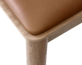 Betty TK3 Chair, oak / Cognac Leather