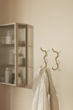 Curvature Hook, brass