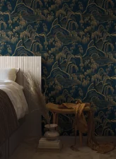 Indigo Garden Wallpaper 3132