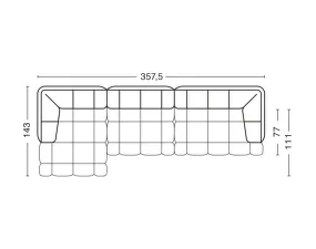 Quilton Sofa Combination 17, Remix 286