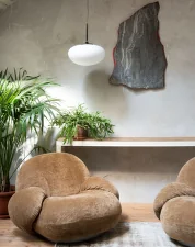 Stemlite Pedant Lamp, pebble grey