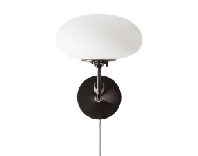 Stemlite Wall Lamp, black chrome