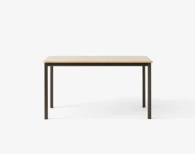 Drip HW58 Table, bronzed/oak