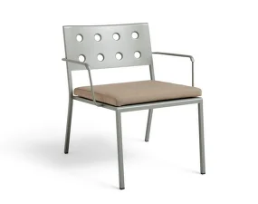 Balcony Lounge Chair & Armchair Cushion, beige yeast