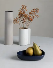 Curve Deep Plate, navy blue