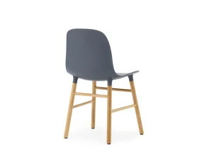 Form Chair Oak, blue