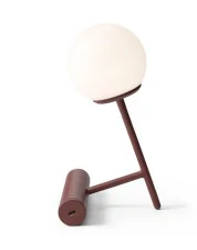Phare Table Lamp, burned red