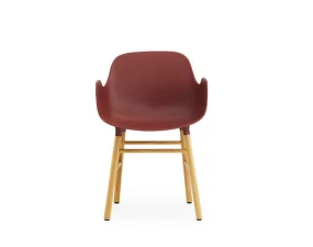 Form Armchair Oak, red