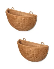 Braided Wall Pocket, Set of 2