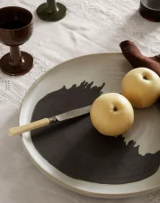 Omhu Centrepiece, off-white/charcoal