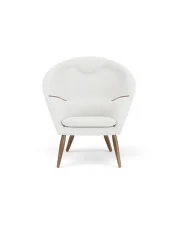 Oda Lounge Chair, walnut/Hallingdal 65 0110