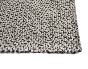 Braided Rug 170x240 cm, grey
