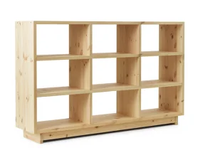Plank Bookcase High, pine