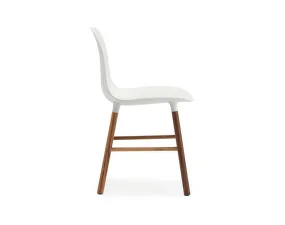 Form Chair Walnut, white