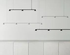 Hat Lamp Linear Small, black