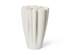 Dedali Vase H25, off-white