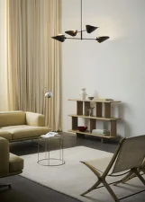 Bonnet Chandelier SC91, bronzed/black