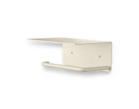 Dora Toilet Paper Holder w. Shelf, cashmere