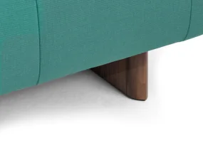 Quilton Lift 3-seater Sofa, water based lacquered walnut/Naveli 953