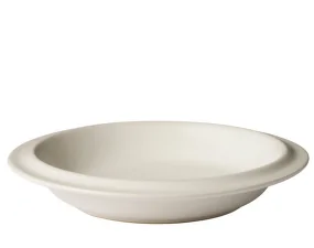 Edge Deep Plate Ø21 cm, set of 2, ecru stoneware