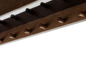 Epoch Shelf 118 with Rack, dark stained oak