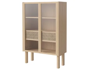 Cana Highboard Low, white oiled oak