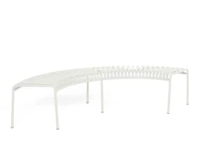 Palissade Park Bench set of 2, cream white