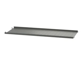 String Metal Shelf Low Edge 78 x 30, dark grey