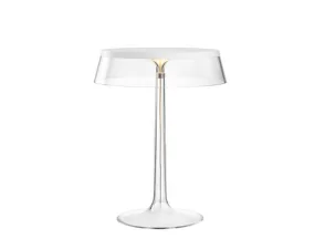 Bon Jour Table Lamp, white/transparent
