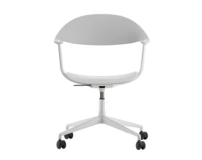 Mynt Office Chair Plastic with castors, light grey