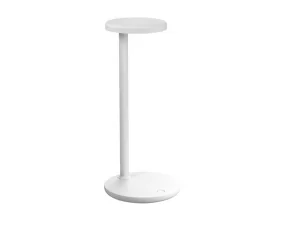 Oblique Table Lamp, matte white