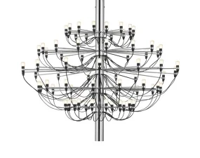 2097/75 Suspension Frosted Bulbs, chrome