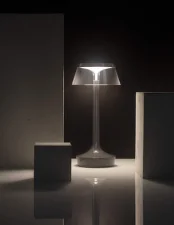 Bon Jour Unplugged Table Lamp, stormy grey