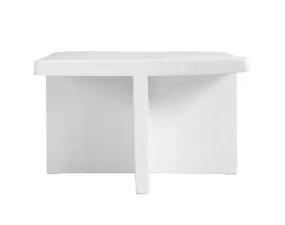 Brutus Coffee Table, bone white