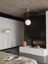 Patera Pendant Light Ø30, white