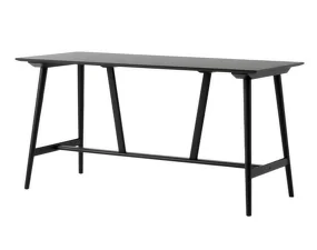 In Between SK26 Counter Table, black lacquered oak