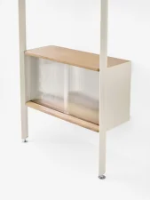 Rombe IF3 Full Bay Cabinet, alabaster