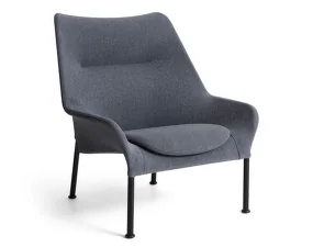O2 Lounge Chair, soft grey textile