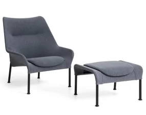 O2 Ottoman, grey textile