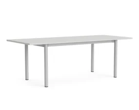 Annex Overhang Table 220x90, anodized/cloud grey