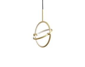 Maru Pendant Mini, brass